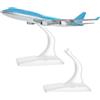 FINGERINSPIRE 2 mini supporto per aeroplano, modello scala 1:400, espositore modello aereo, 3,6 x 6 x 5 cm, espositore per aeroplano, in plastica, trasparente per la visualizzazione di modelli di