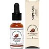 Capsicum Olio Piccante Peperoncino Capsicum | Olio Al Peperoncino Piccante 20 Ml | Olio Al Peperoncino 100% Made In Italy | Olio Peperoncino Piccante A Gocce | Olio Peperoncino (Habanero Chocolate)