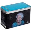 New English Teas Latta da tè commemorativa del Giubileo della Regina Elisabetta II 2022 con 40 bustine di tè per la colazione all'inglese
