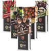 Sicilia Bedda - CIOCCOLATO DI MODICA IGP - 5 Barrette da 100 Grammi - CIOCCOLATO Rizza FONDENTE SENZA GLUTINE (Peperoncino/Pistacchio/Nero d'Avola/Nocciola/Caffè)