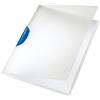 Leitz-Cartellina portadocumenti ColorClip con Clip fermacarte, formato A4, colore: blu, confezione da 6