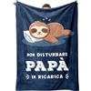 Niyewsor Regalo Papa, Regalo Papa Compleanno, Flanella Coperta 150 x 200cm | Idee Regalo per Papa, Regali Festa del Papà Natale per la Papa da Figlia e Figlio