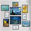 Giallobus - Set 10 poster da parete - Vincent Van Gogh - Raccolta Van Gogh 1 - Carta Patinata - | 2 x A3 42x30cm | 4 x A4 30x21cm | 4 x A5 21x15cm | - SENZA CORNICI - Stampe moderne soggiorno
