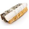 AROMASENSES Kit Sauge Blanche Purification Naturale + Palo Santo con Selenite | Per La Purification Maison Spirituel | Encens Naturel, Ecologico Non Toxique Ideale Per Riti E Encens Meditation