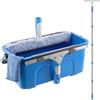 Mitclear Kit Professionale per Pulizia dei Vetri, 8 Pezzi, Secchio da 12L, Tergivetro in Silicone, Lavavetri in Microfibra, 196cm Manico Telescopico, Panno, Strumenti Pulizia di Vetri, Finestre, Auto