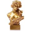 LCCCK Statua di Afrodite in Oro di 15,2 cm H, Scultura in Resina della Mitologia Greca, Büste Statua per Decorazione della Camera da Letto, Decorazione Dark Academia, Scaffali, Partizione