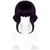 XUANHEY Rumi-Cosplay Parrucca nero Zoey-Cosplay capelli lunghi anime Hunter Halloween Carnevale gioco di ruolo Parrucche accessori da donna (nero, taglia unica)