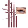 Lestpola 2 penne per eyeliner Berry Red Gel impermeabile, crema matte, resistenti alle sbavature, matita per eyeliner altamente pigmentata, ipoallergenica per occhi sensibili, regali per donne N04