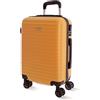 DON ALGODON - Trolley bagaglio a mano 55x40x20 (Espandibile) - 33L - Valigia Bagaglio a mano Ryanair - Valigia Media Rigida - Trolley Cabina Piccolo - Iris