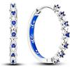 Parmuz Orecchini a Cerchio a Farfalla per Donna Argento Sterling 925 Delicati Piccoli Orecchini a Cerchio Farfalle d'Amore Orecchini Huggie Gioielli Regalo per Donne