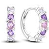 Parmuz Orecchini a Cerchio a Farfalla per Donna Argento Sterling 925 Delicati Piccoli Orecchini a Cerchio Farfalle d'Amore Orecchini Huggie Gioielli Regalo per Donne