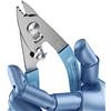 Elfcam® - Pinza Spelafili per Fibra Ottica, 3 Fori, per Rivestimento in Fibra da 125μm 250μm, Fibre Stripper per FTTH