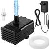 Weewooday Pompa mini automatica con sensore d acqua, tubo 2,5 m & valvola, 280 L/h per condizionatore, deumidificatore, seminterrato, macchina del ghiaccio automatica & silenziosa