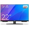 Cello C2224SH TV da 22 pollici facile da configurare, non smart, con triplo sintonizzatore senza cornice (DVB-C/-S2/-T2) "Pitch Perfect Sound" Prodotto in Europa [2025]