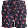 JACK & JONES Jpstfiji Jjswim Animal Ly SN PS Pantaloncini da Bagno da Uomo, Blazer Navy, 44 Plus
