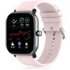 Pheant Cinturino Compatibile con Amazfit GTS/GTS 2/GTS 2 Mini/GTS 2e/GTS 3/Bip/Bip U Pro/Bip S Lite/GTR 42MM Cinturini di Ricambio in Silicone per Donne e Uomini