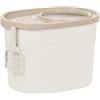 Iris Ohyama Lettiera per Gatti, Fino a 7kg, 1 Pala, Beige, Ingresso Top, Cat Litter Trey, Chiuso, Per Gattini, Lato alto, Con cappuccio, Grande, Senza BPA, Profondo, Facile da pulire, TECL-20
