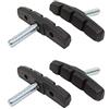 cyclingcolors 4x Cantilever Pattini Freno 60 mm Pastiglie Freni Ricambio Compatibile con Shimano Tektro Avid Sram Cerchioni Alluminio