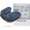 Vittoria Standard, Tubo Interno Unisex Adulto, Nero, 700 x 20/28