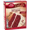 Betty Crocker Super Moist Cake Mix, Red Velvet, 15.25 oz Box