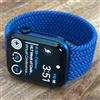 NONE Cinturino Intrecciato Solo per Apple Watch 44mm 40mm 45mm 49mm 41mm, Bracciale in Nylon per iWatch Serie 9 8 7 6 5 SE Ultra2 3 10 11