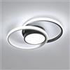 Tealight Plafoniera moderna a LED, lampada da soffitto a LED rotonda 42 W 4725LM, lampada da soffitto in acrilico a luce bianca 6500K da 40 cm per camera da letto, cucina