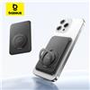 BASEUS Custodia Baseus in pelle PU con portacarte magnetico per iPhone 17 MagSafe e rotazione a 360° ° Custodia Girevole per Carte d'Identità e Bancarie