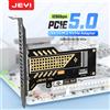 JEYI Scheda Adattatore JEYI M.2 NVMe a PCIe 5.0 X4, 128GB/s, Larghezza di Banda Bidirezionale, Compatibile con PCIe 4.0/3.0, Condensatore al Tantalio