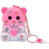 O-Kinee Orsetto Rosa Che Registra,Registrabile Giocattoli Interattivi Adatto a Bambini dai 3 Anni in su,Orsetto Interattivo con Ciuccio e Portachiavi,Peluche Parlante