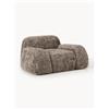 Westwing Collection Poltrona lounge in teddy-bouclé Wolke