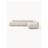 Westwing Collection Divano angolare componibile 4 posti Wolke - Beige