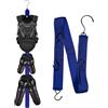 Prmape Stendino per Hockey, Appendiabiti Portatile da Hockey Blu con 5 Ganci Regolabili, Organizzatore Attrezzatura Sportiva per Calcio, Pattinaggio e Campeggio, Rack Dryig per Casa e Outdoor