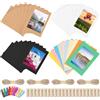 Swpeet Cornice in cartone per foto fai da te, 5 colori (17,8 cm)