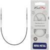 KnitPro - KnitPro Nova Metal (25 cm, 3,00) Aghi a Maglia Circolare - 1 unità