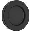 SOTECH Maniglia per porta scorrevole TEYO anodizzata nera Ø 70 x 8 mm autoadesiva (3M VHB) Maniglia per mobili acciaio inox Maniglia a guscio da incollare