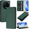XINYEXIN Cover per Honor Magic 8 Pro / Magic8 Pro, Custodia Portafoglio in Pelle Cover Folio a Libro con Slot per Porta Carte Supporto Magnetica Flip Case - Verde