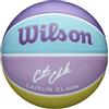 Wilson Pallone da Basket Caitlin Clark Inspire, Con Scanalature di Precisione, Flusso D'Aria Migliorato e Trazione Universale, Chase Ambition, Colore: Viola, Taglia: 6