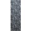 LaVelahome - Tappeto Cucina Antiscivolo | Lavabile in Lavatrice | Personalizzabile | Design Grigio Nero | Made in Italy, Nero Antracite, 50 x 400 cm, Fondo Gomma