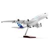 QIYUMOKE 1/160 Airbus A380 Prototipo grande aeroplano diecast kit con stand | Sky Jumbo Display da collezione modello di aereo per l'aviazione regalo appassionato (46 cm)