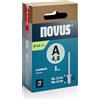 Novus Tools Rivetti ciechi in alluminio Ø 4,8 mm, lunghezza 8 mm, 70 rivetti, lunghezza morsetto 2,5-4,0 mm, ideale per il fissaggio di metalli non ferrosi, plastica, pelle e tessuti