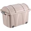keeeper Baule dei Pirati, Contenitore con Rotelle e Serratura, 58 x 37 x 40 cm, Kamil Pure, rosa (Nordic Pink)