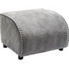Kare Design Sgabello, Grigio, 40x60x52cm