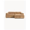 Westwing Collection Divano angolare 3 posti Melva - Marrone