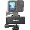 Suptig Caricabatterie portatile, power bank, caricabatterie compatibile con GoPro Hero 13, 12, 11, 10, 9, 8, 7, 6, 5, 4, 3, 3+, Session, DJI Osmo, Insta 360 Action