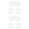 100 Pcs Bustine Protettive Carte Trasparenti Per Porta Trasparente