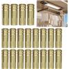 NineSSJLY 20 tasselli in ottone M8 - tasselli a percussione per calcestruzzo, muratura e pietra - tasselli metallici resistenti per montaggio a parete - Ø10x28 mm