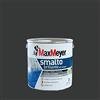 Maxmeyer Smalto All'Acqua Poliuretanico Brillante Nero 2 L