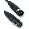 DAP AUDIO - Cavo XLR digitale a 3 pin maschio-femmina, 3 m nero