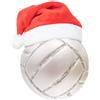 LEJHOME Pallavolo natalizio da 8 cm, in vetro soffiato, decorazione per albero di Natale 2023, palline di Natale per bambini e ragazzi, decorazioni per albero di Natale