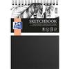 Oxford SKIZZENBUCH 400152648 - Rilegatura a doppia spirale, 50 fogli, 100 g, colore: Nero